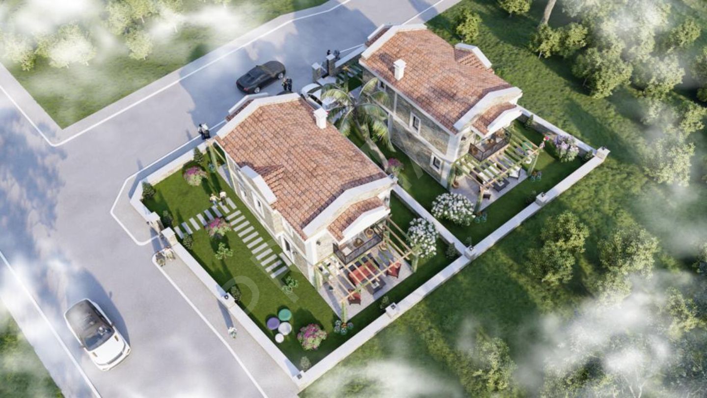 Premar Datça Burgaz'da Full Deniz Manzaralı Yeni Villa Projesi