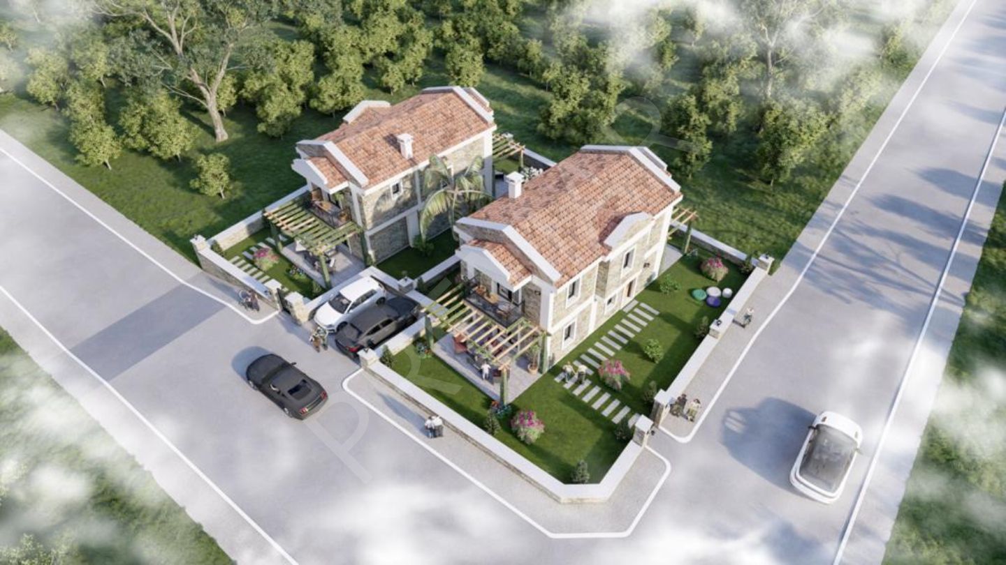 Premar Datça Burgaz'da Full Deniz Manzaralı Yeni Villa Projesi
