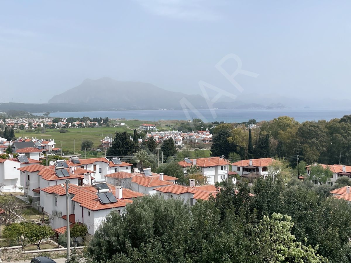 Premar Datça Özbel Riviera Sitesi'nde Full Deniz Manzaralı Havuzlu Güvenlikli Tam Müstakil Villa